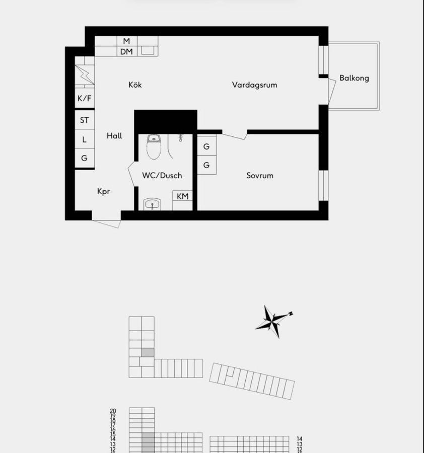 Fresh And Cosy Apartment In The Center Of The City Stockholm Eksteriør billede